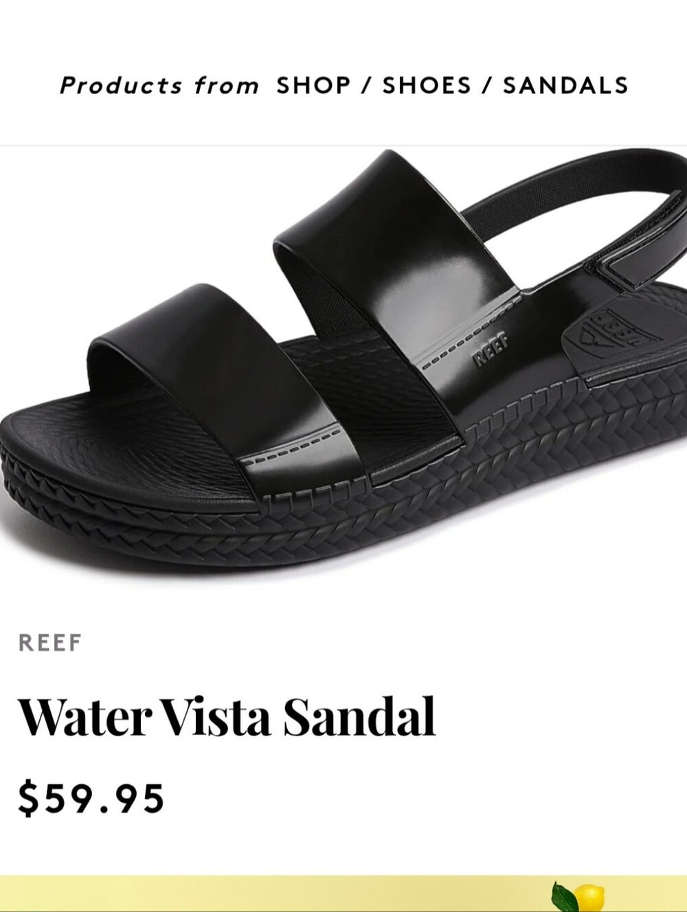 Reef Water Vista Sandals, 7